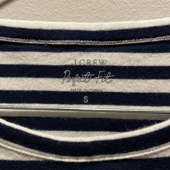 🍉J CREW Perfect Fit Stripe T-Shirt. Size S🍉 - Picture 6 of 7